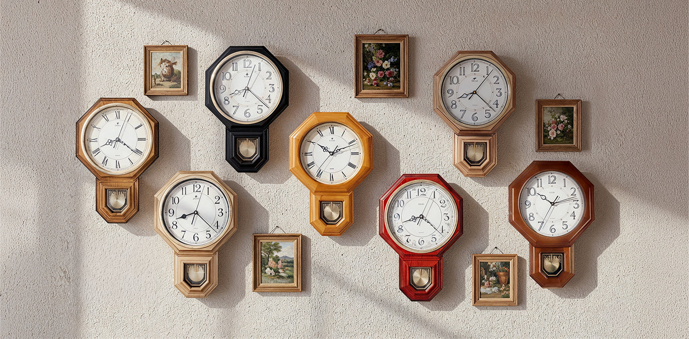 Three dials, drawn from the regulator tradition.