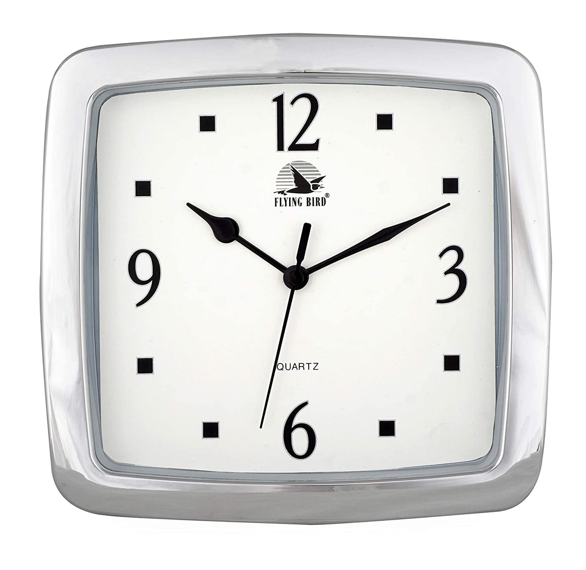  JUSTIME 8.5 inch Water Resistant Wall Clock for