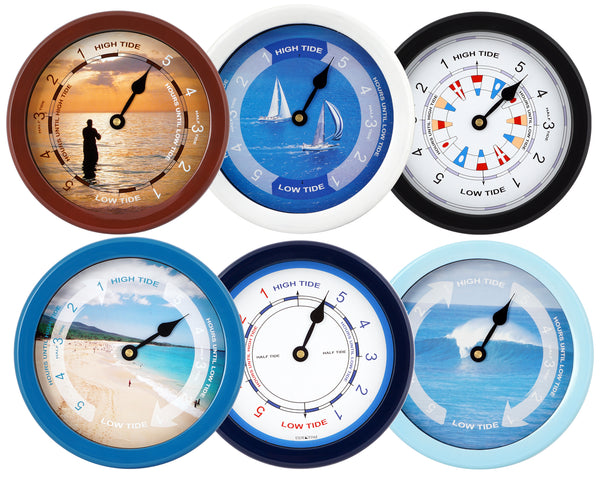 8.5″ Round Atlantic Tide Clock