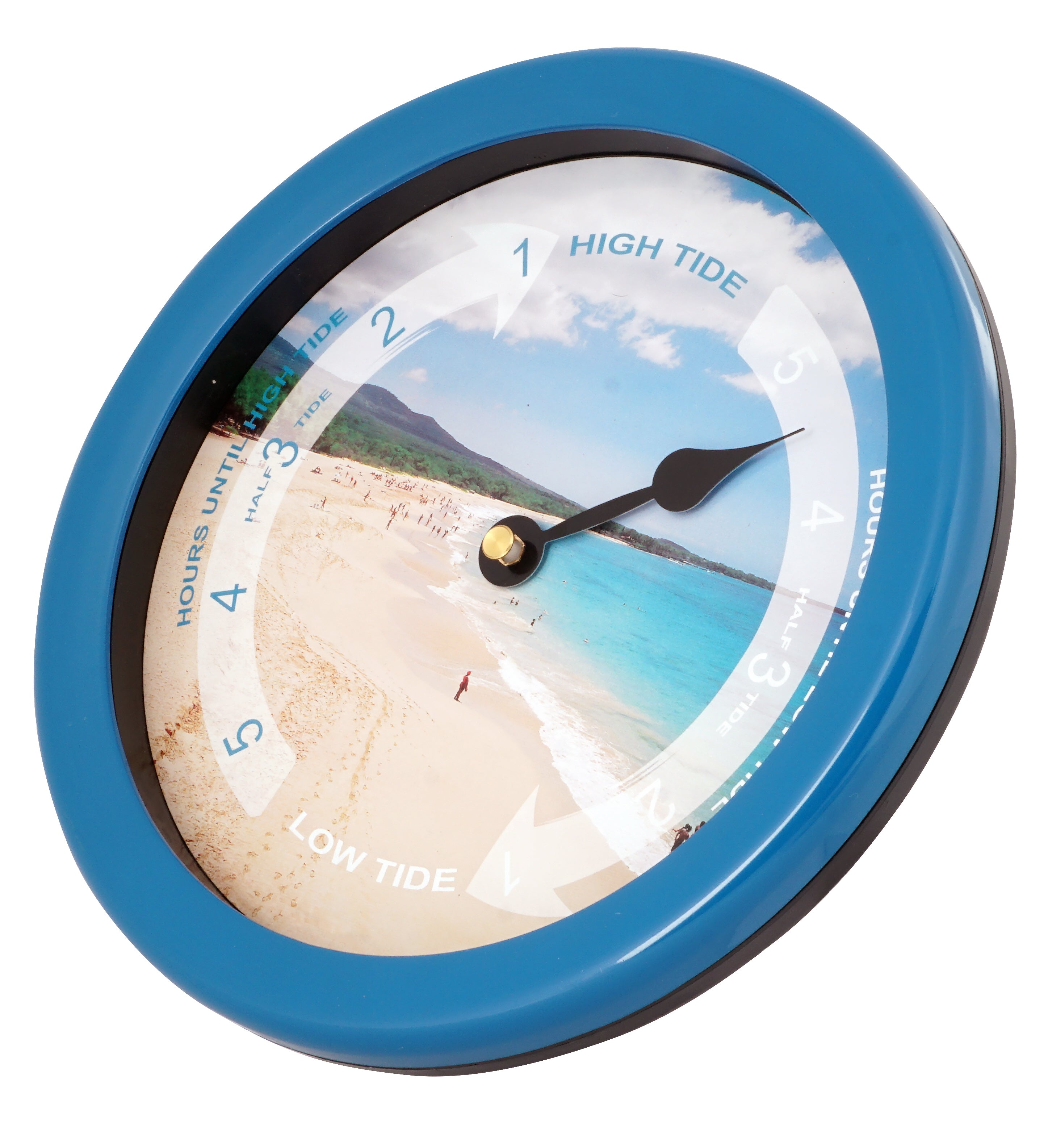 Automatic Tide Clock 8.5″ Round Tide Wall Clock — Water-Resistant | JUSTIME – JUSTIME Clocks