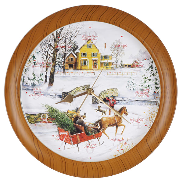 Sleigh Ride Wall Clock