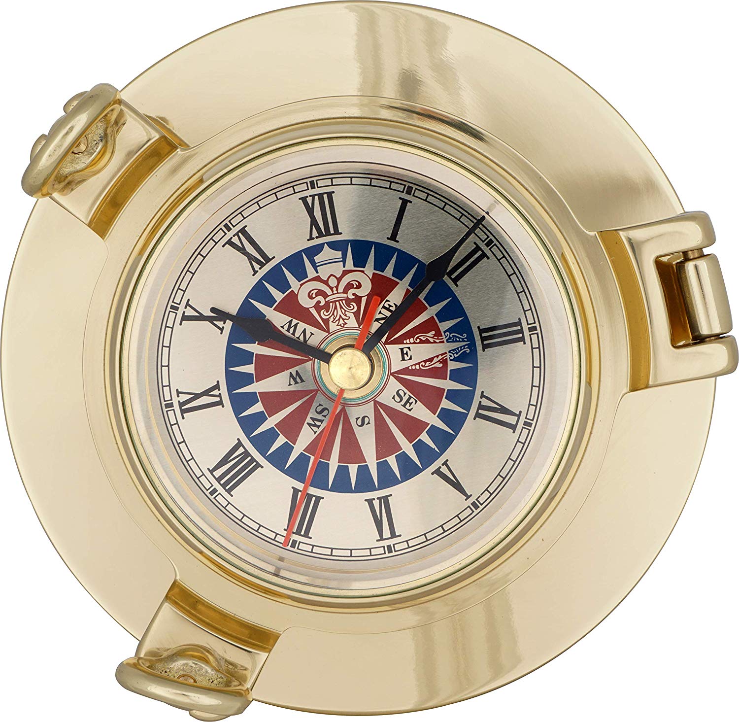 JUSTIME 3.5 Inch Brass Nautical Compass Design, Unique Decorative