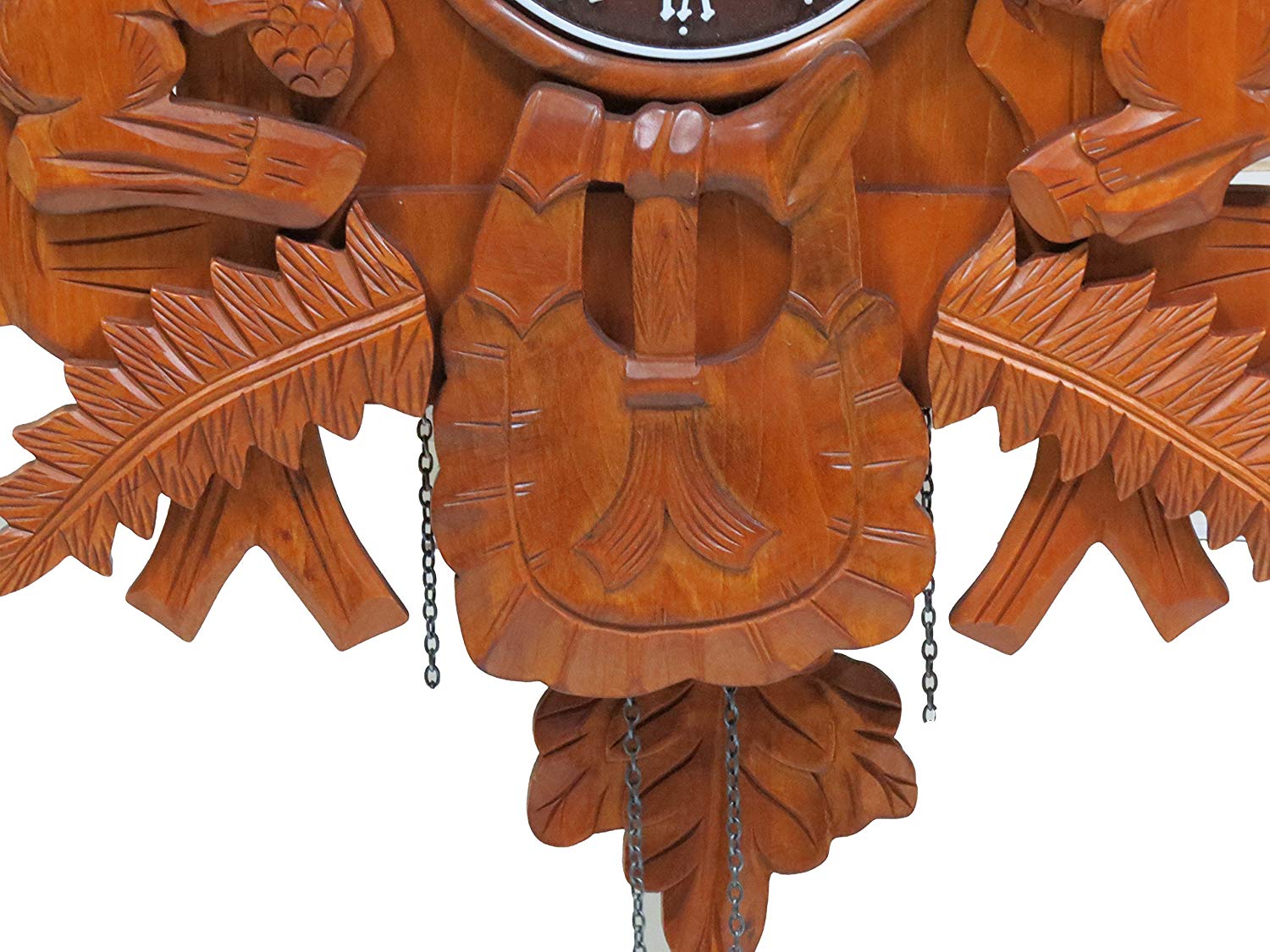 Maple Clocks Deluxe 16-inch Eagle and Squirrel Cuckoo Clock, Home Decor, Specialty Quality, Quartz Timepieces - C00121