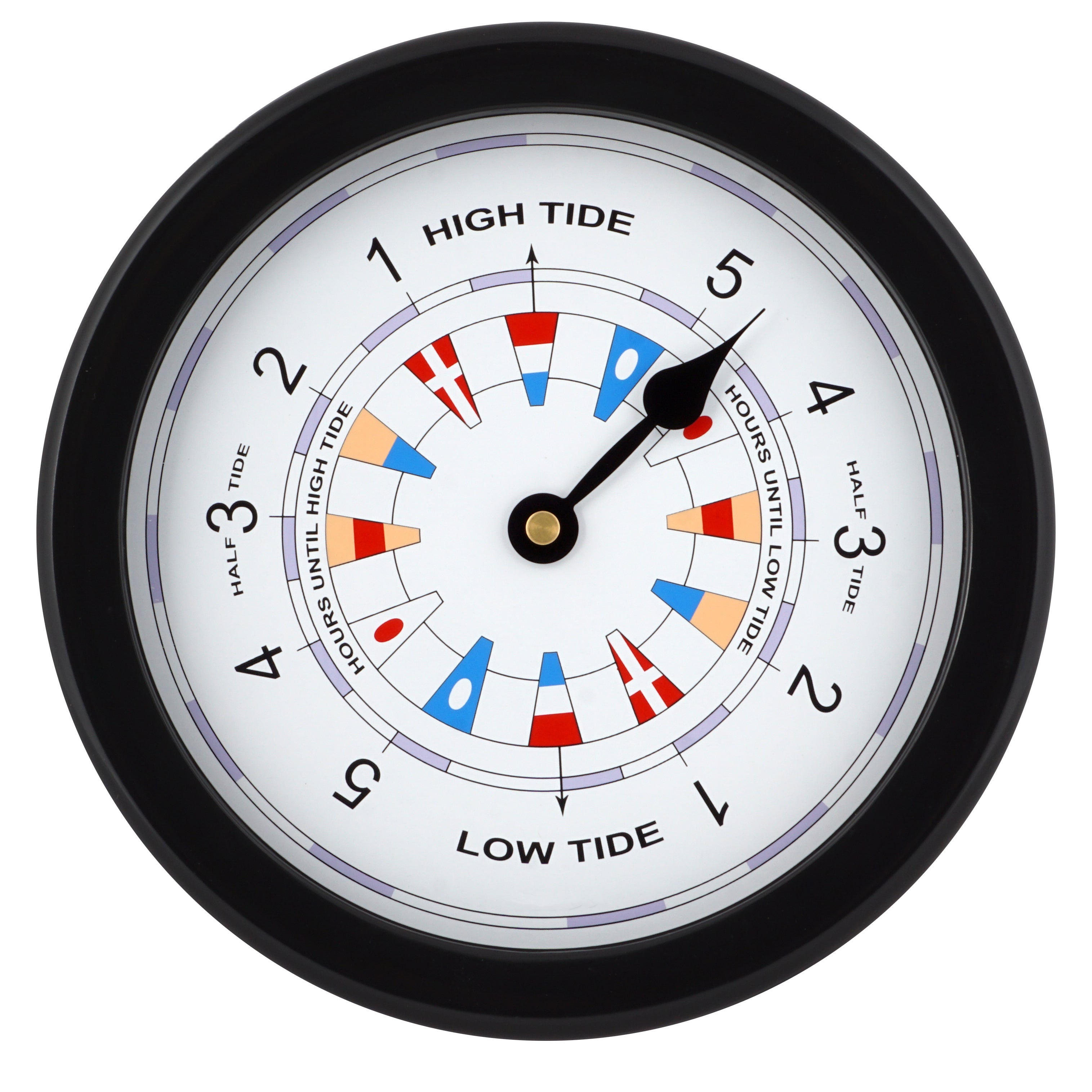 Automatic Tide Clock 8.5″ Round Tide Wall Clock — Water-Resistant | JUSTIME – JUSTIME Clocks